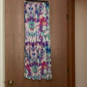 Aztec Printed Maxi Skirt